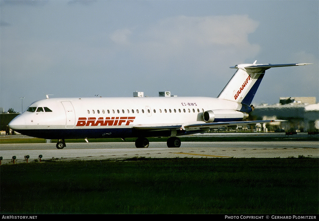 Aircraft Photo of EI-BWS | BAC 111-201AC One-Eleven | Braniff | AirHistory.net #578012
