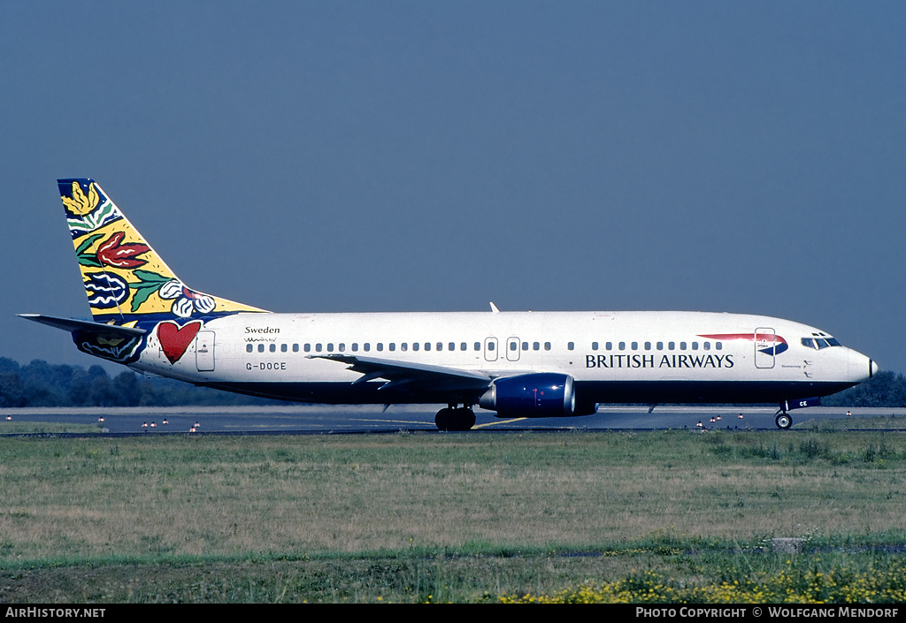 Aircraft Photo of G-DOCE | Boeing 737-436 | British Airways | AirHistory.net #578020