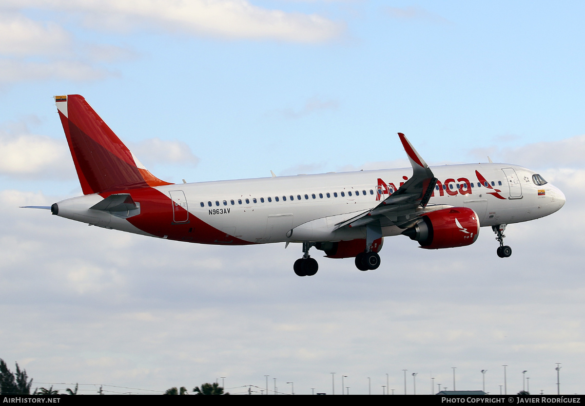 Aircraft Photo of N963AV | Airbus A320-251N | Avianca | AirHistory.net #578024