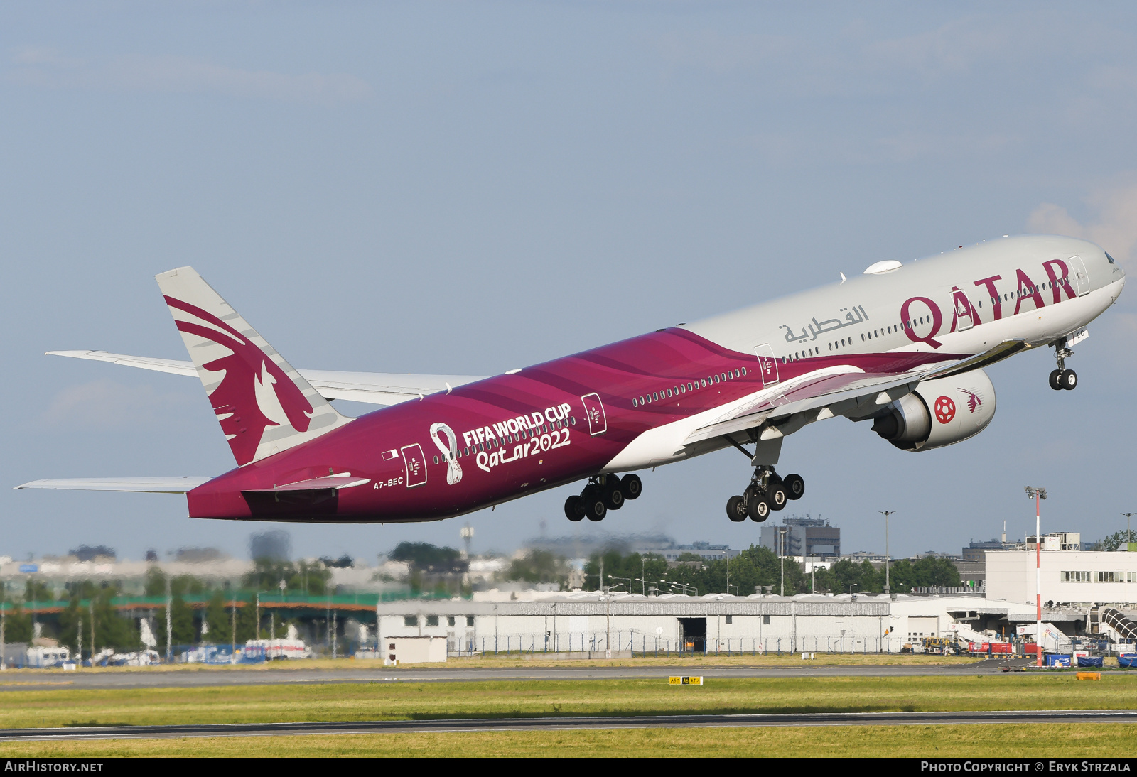 Aircraft Photo of A7-BEC | Boeing 777-3DZ/ER | Qatar Airways | AirHistory.net #578047