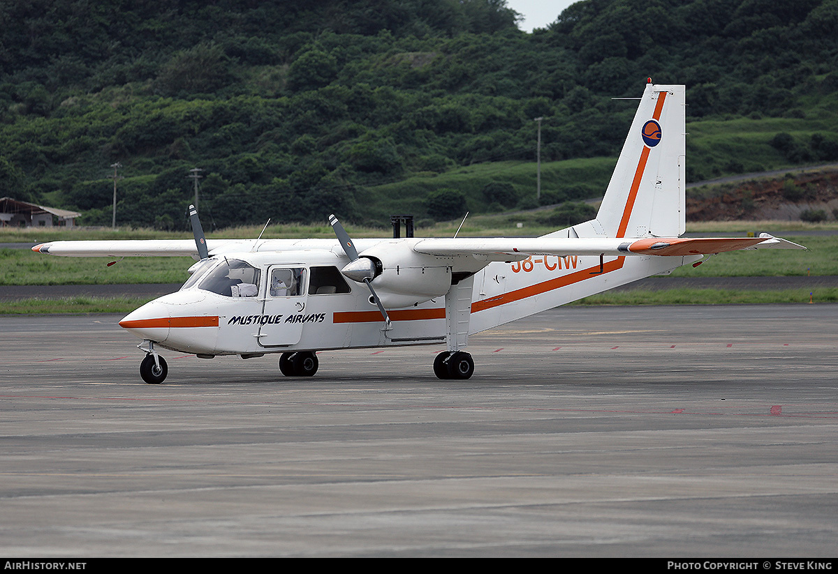 Aircraft Photo of J8-CIW | Britten-Norman BN-2B-26 Islander | Mustique Airways | AirHistory.net #578093