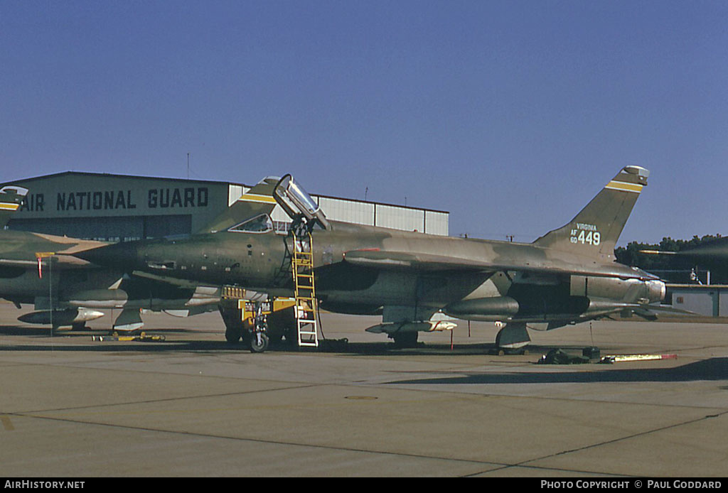 Aircraft Photo of 60-0449 | Republic F-105D Thunderchief | USA - Air Force | AirHistory.net #578096