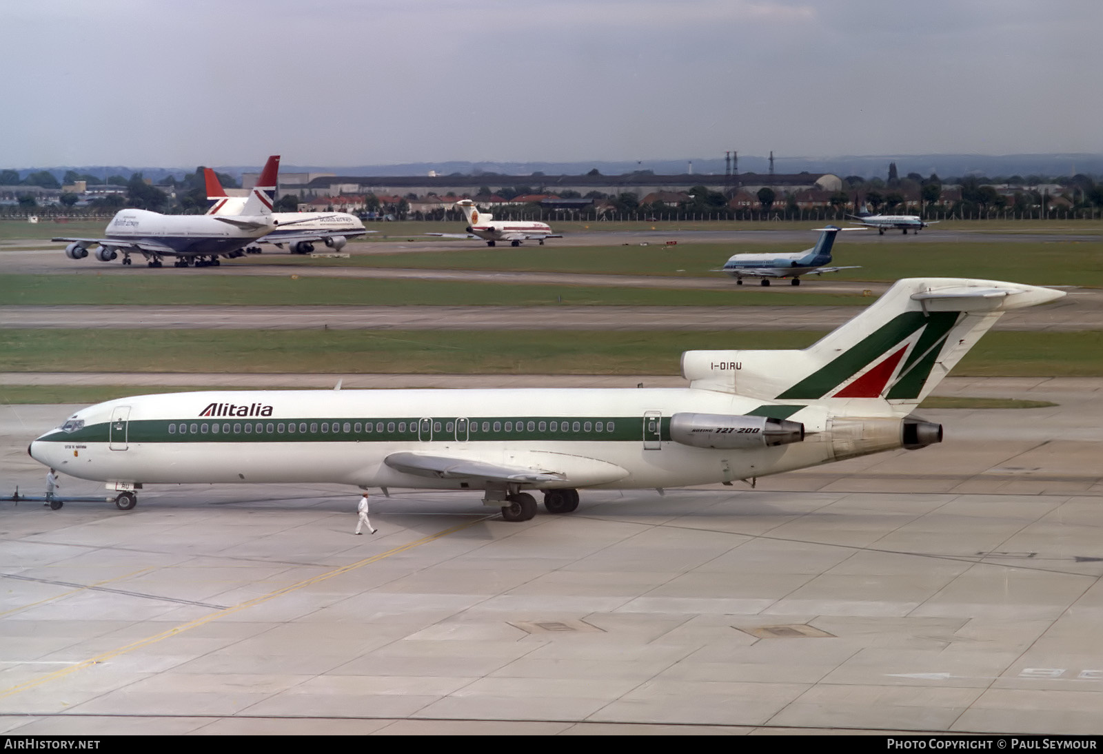 Aircraft Photo of I-DIRU | Boeing 727-243/Adv | Alitalia | AirHistory.net #578180
