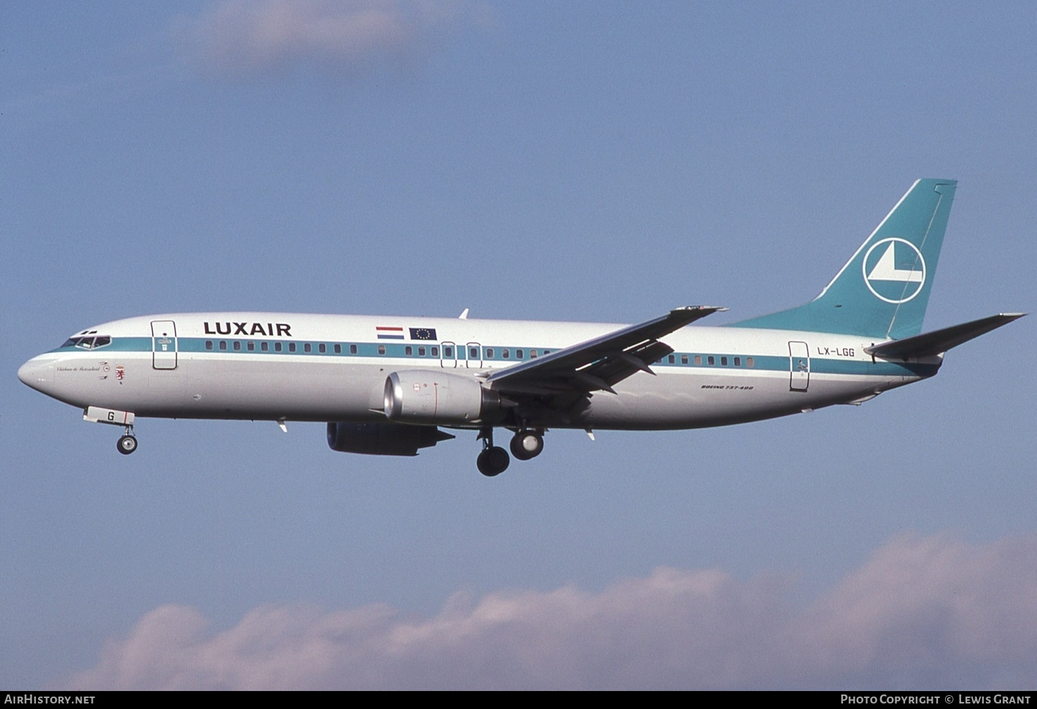 Aircraft Photo of LX-LGG | Boeing 737-4C9 | Luxair | AirHistory.net #578197
