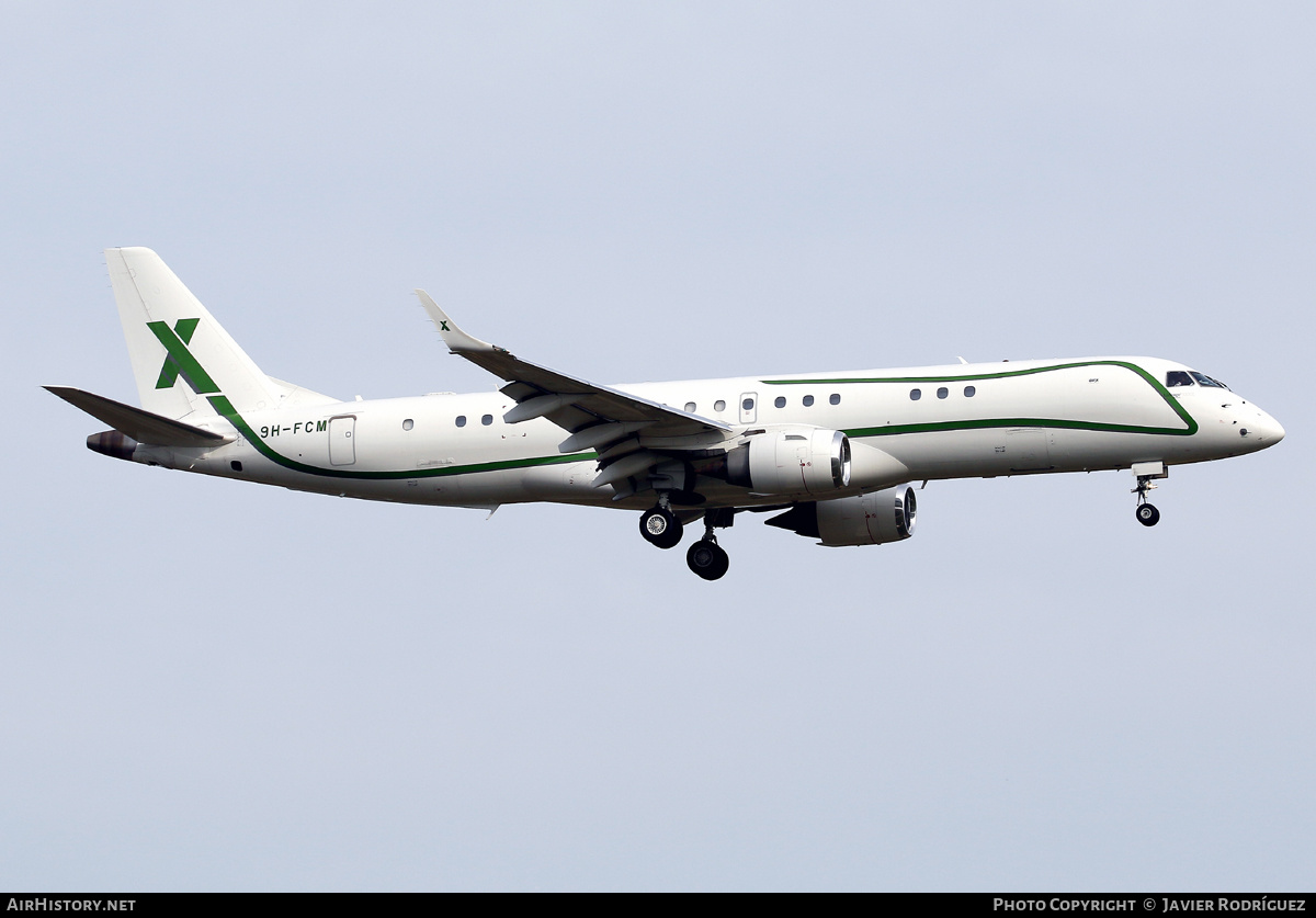 Aircraft Photo of 9H-FCM | Embraer Lineage 1000 (ERJ-190-100ECJ) | AirX Charter | AirHistory.net #578204