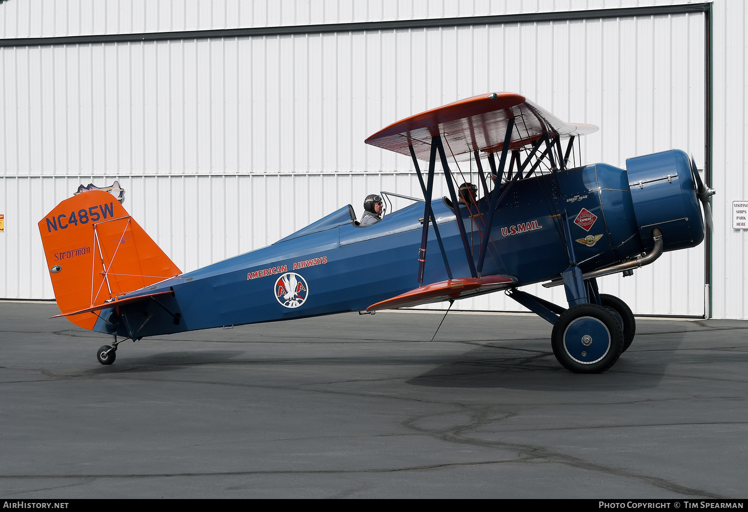 Aircraft Photo of N485W / NC485W | Stearman 4-DM Junior Speedmail | American Airways | AirHistory.net #578239