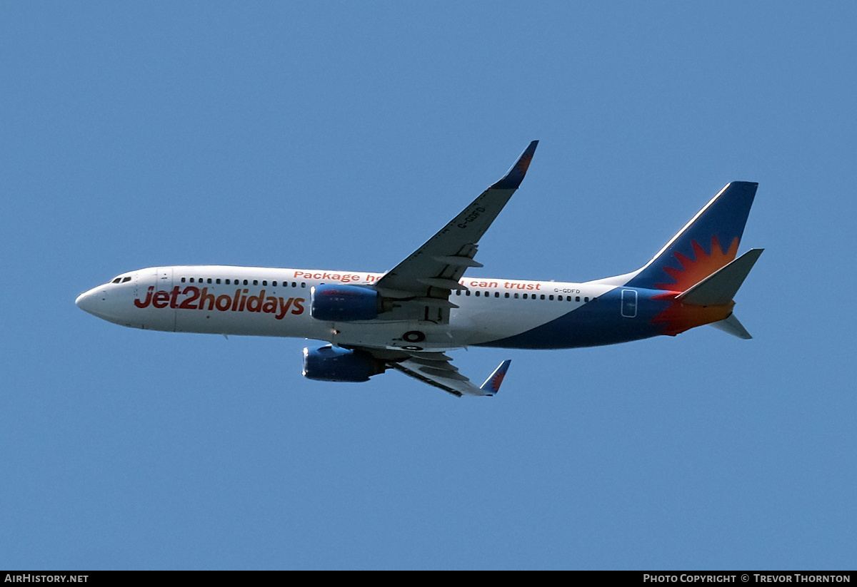 Aircraft Photo of G-GDFD | Boeing 737-8K5 | Jet2 Holidays | AirHistory.net #578244