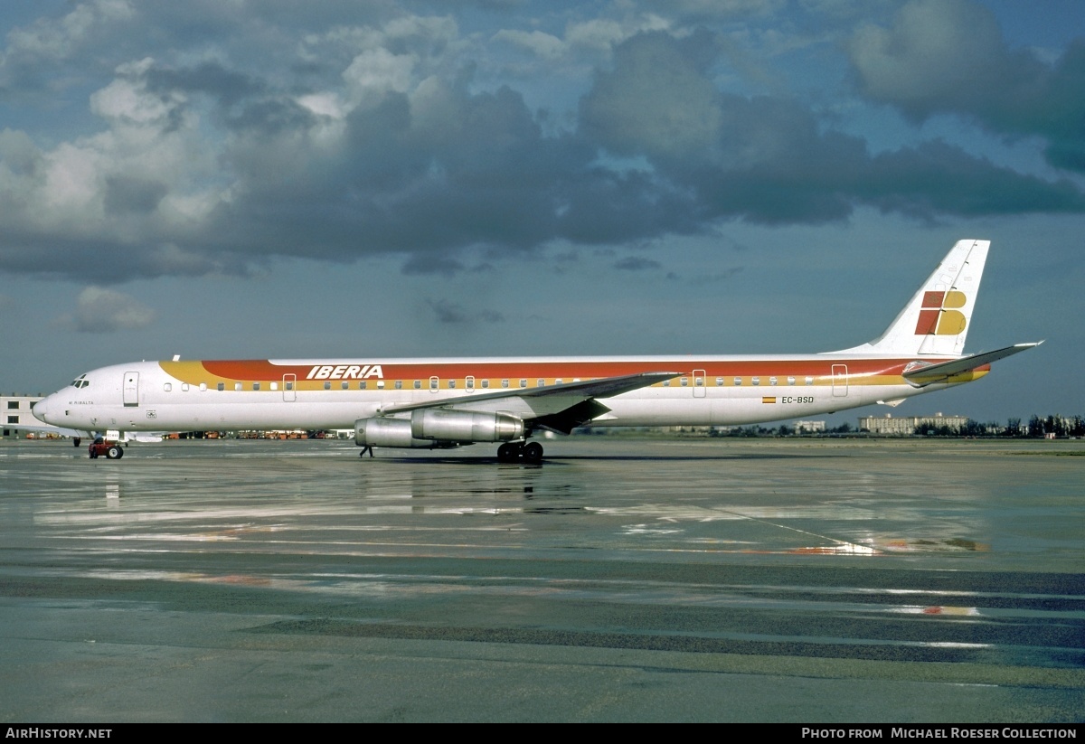 Aircraft Photo of EC-BSD | McDonnell Douglas DC-8-63 | Iberia | AirHistory.net #578250