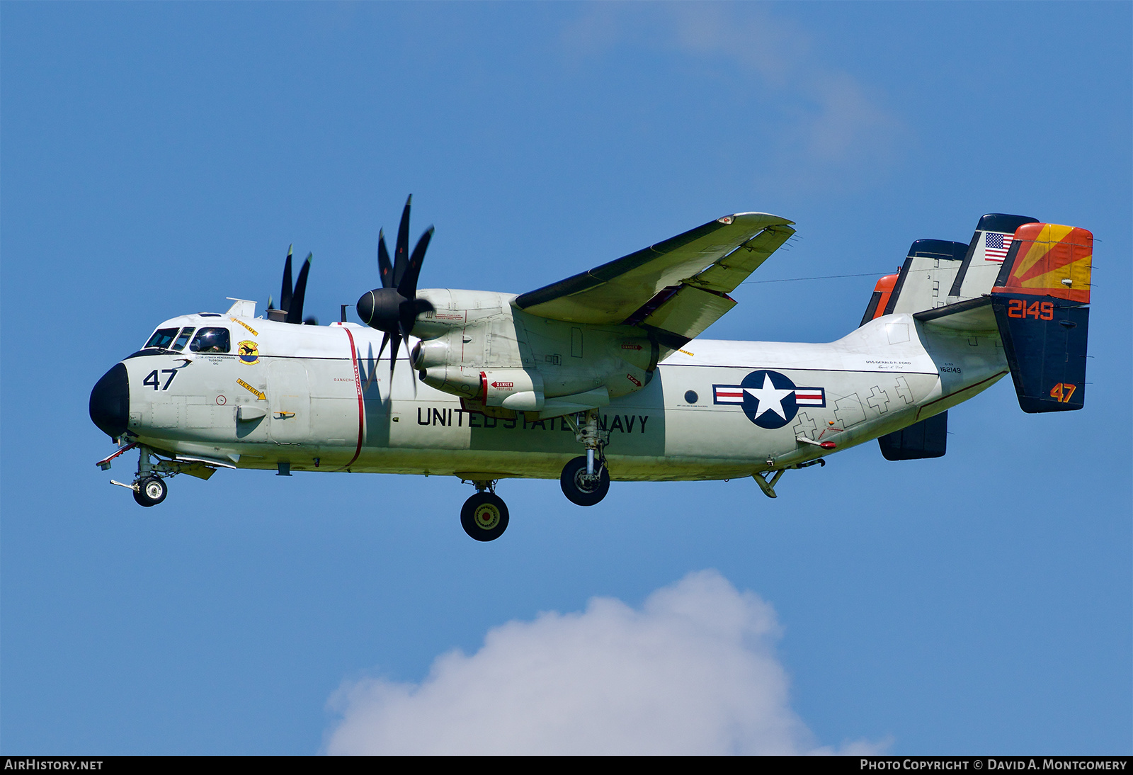 Aircraft Photo of 162149 / 2149 | Grumman C-2A Greyhound | USA - Navy | AirHistory.net #578254