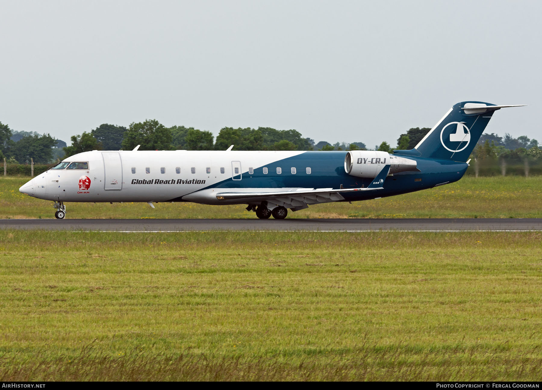 Aircraft Photo of OY-CRJ | Bombardier CRJ-200LR (CL-600-2B19) | Global Reach Aviation - GRA | AirHistory.net #578259