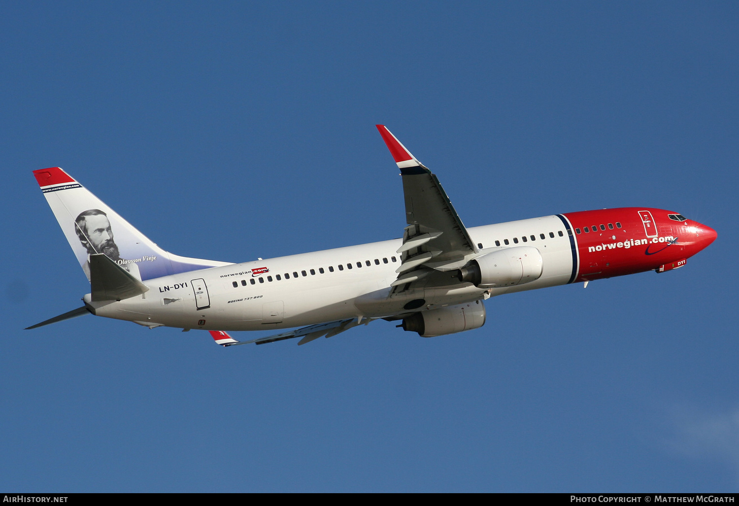 Aircraft Photo of LN-DYI | Boeing 737-8JP | Norwegian | AirHistory.net #578294