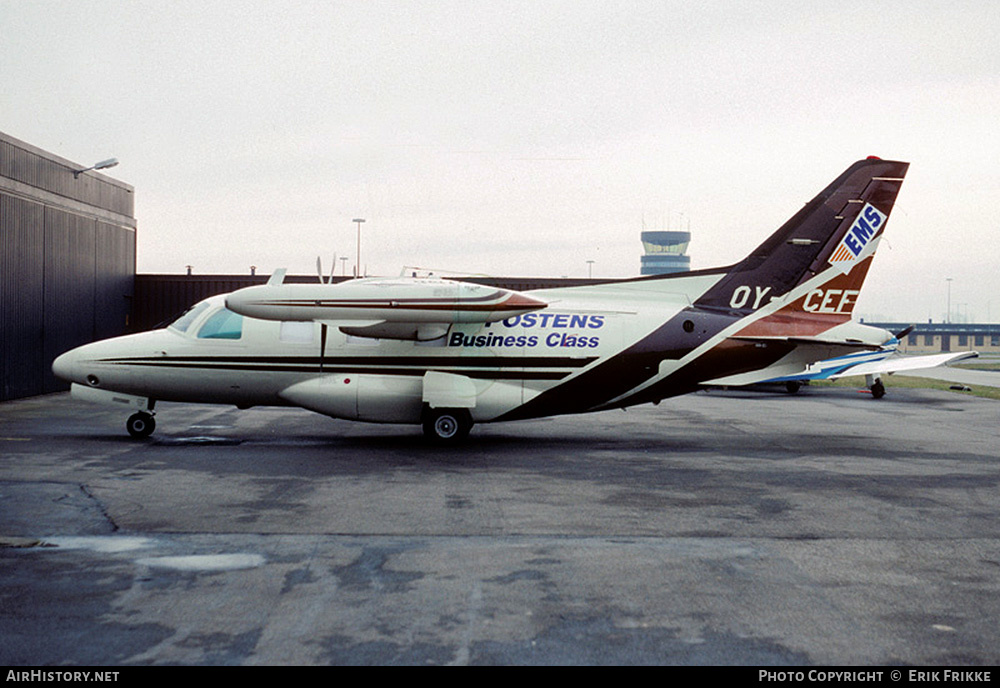 Aircraft Photo of OY-CEF | Mitsubishi MU-2L (MU-2B-36) | EMS - Express Mail Service | AirHistory.net #578307