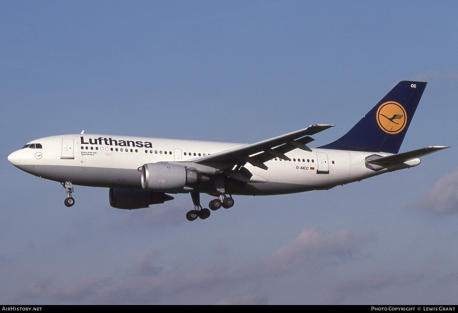 Aircraft Photo of D-AICC | Airbus A310-203 | Lufthansa | AirHistory.net #578320