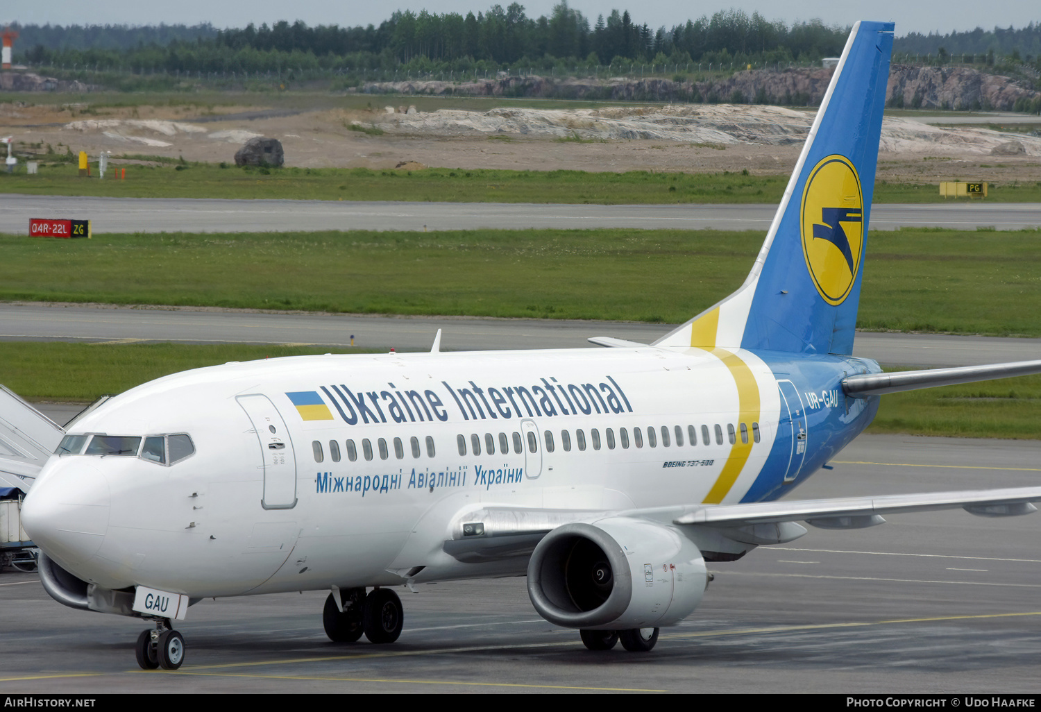 Aircraft Photo of UR-GAU | Boeing 737-5Y0 | Ukraine International Airlines | AirHistory.net #578363