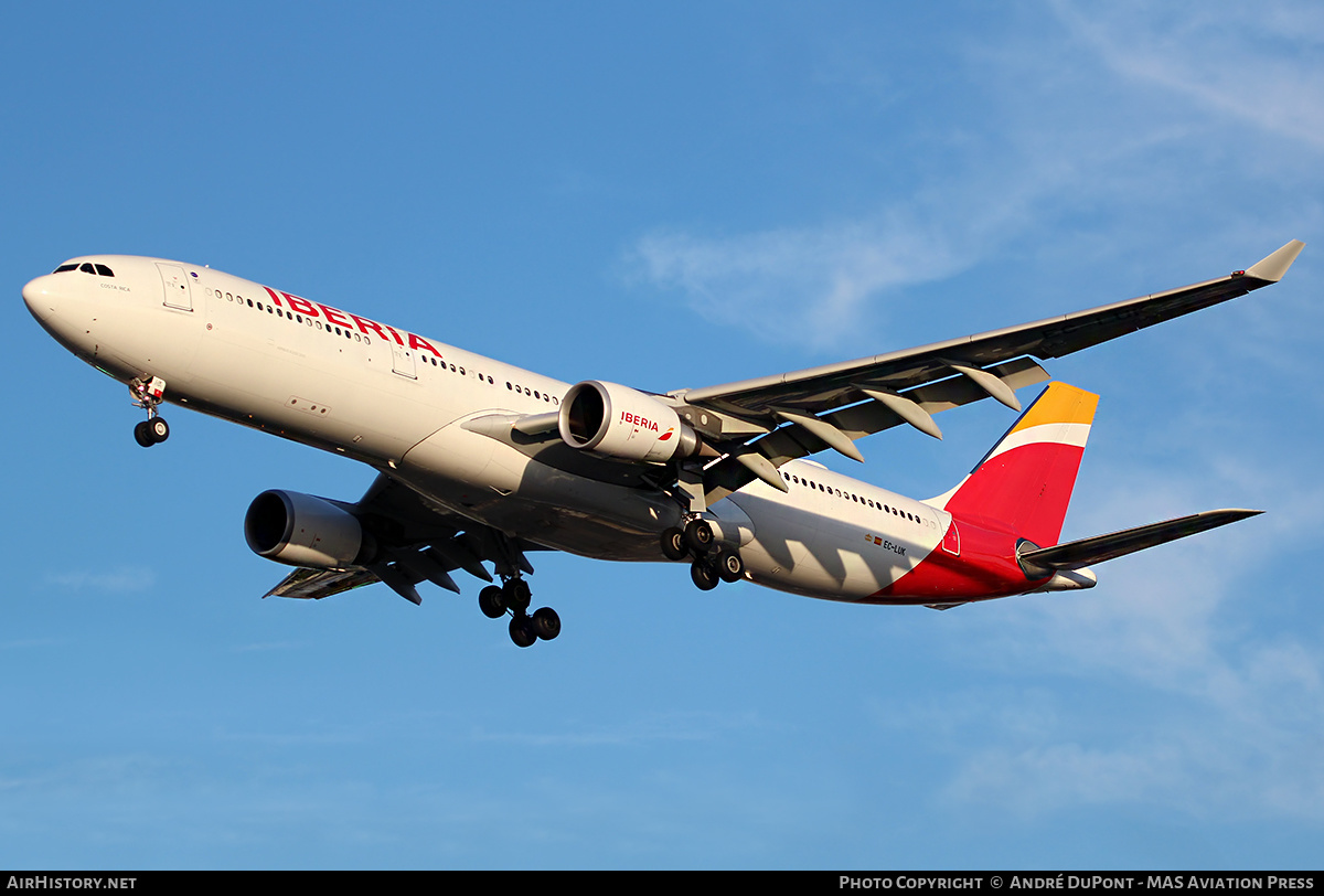 Aircraft Photo of EC-LUK | Airbus A330-302 | Iberia | AirHistory.net #578370