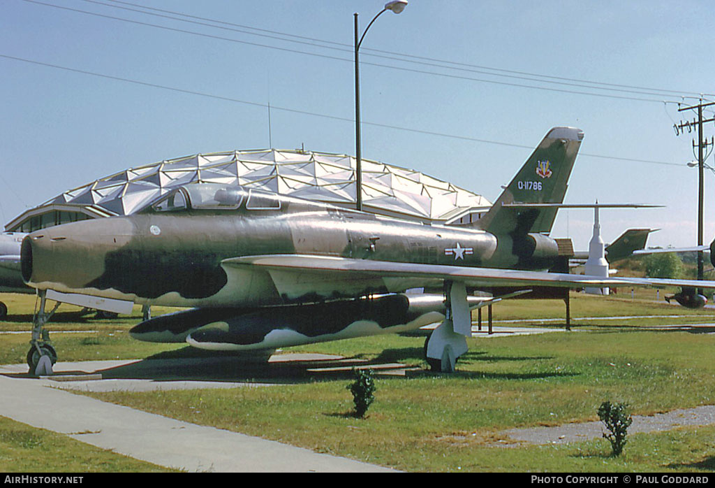 Aircraft Photo of 51-1786 / 0-11786 | Republic F-84F Thunderstreak | USA - Air Force | AirHistory.net #578391