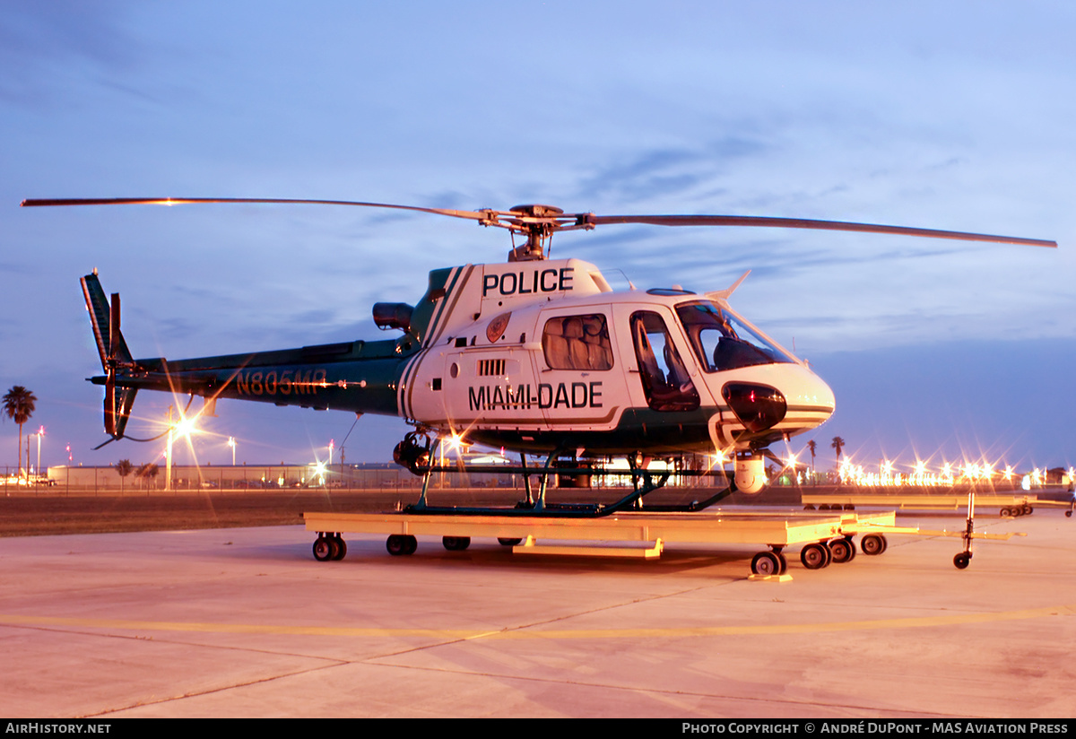 Aircraft Photo of N805MP | Aerospatiale AS-350B-3 Ecureuil | Miami Dade Police Department | AirHistory.net #578418