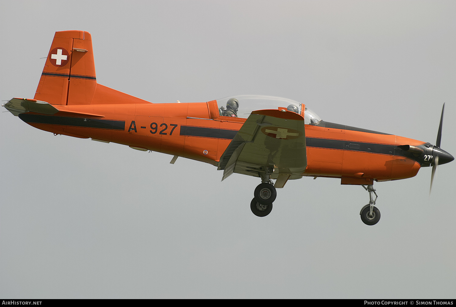 Aircraft Photo of A-927 | Pilatus PC-7 | Switzerland - Air Force | AirHistory.net #578438