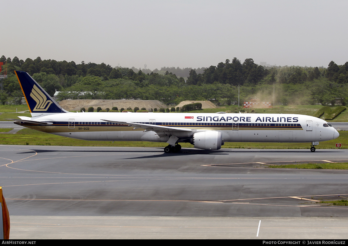 Aircraft Photo of 9V-SCD | Boeing 787-10 Dreamliner | Singapore Airlines | AirHistory.net #578443