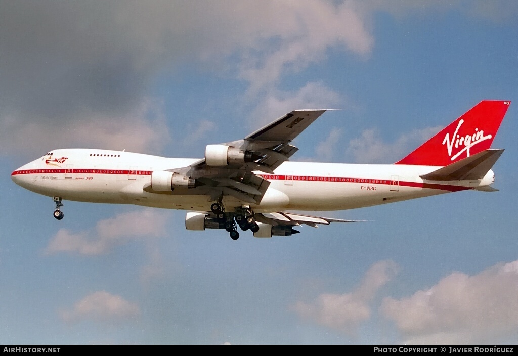 Aircraft Photo of G-VIRG | Boeing 747-287B | Virgin Atlantic Airways | AirHistory.net #578460