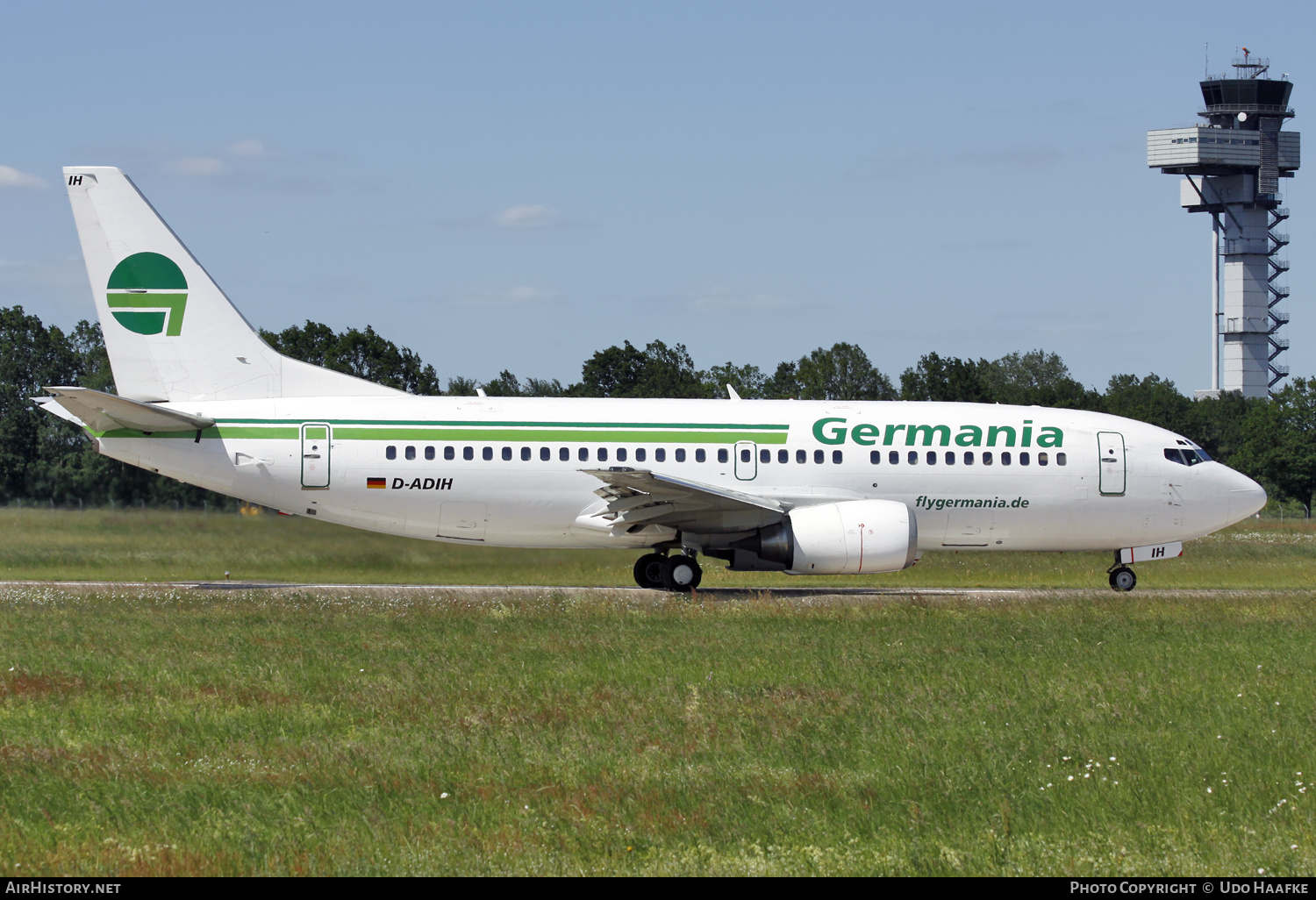 Aircraft Photo of D-ADIH | Boeing 737-3Y0 | Germania | AirHistory.net #578471