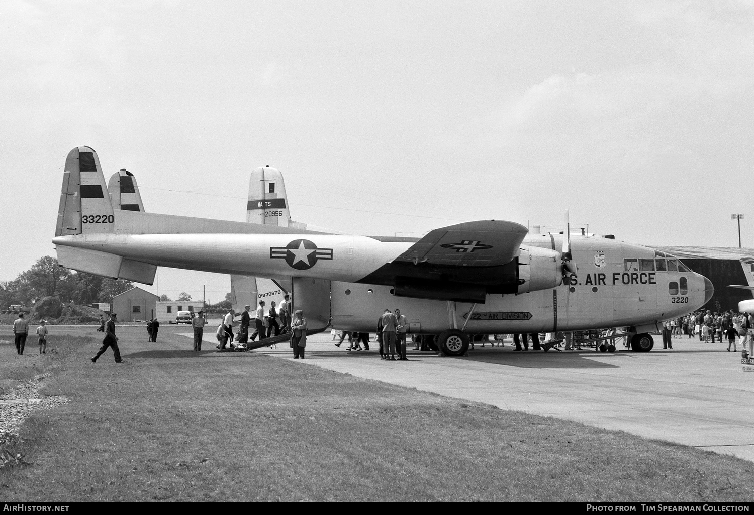 Aircraft Photo of 53-3220 / 33220 | Fairchild C-119G Flying Boxcar | USA - Air Force | AirHistory.net #578490
