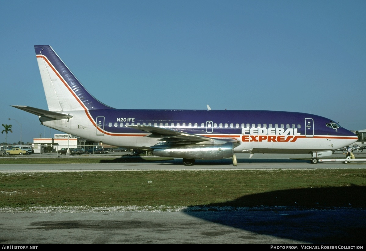 Aircraft Photo of N201FE | Boeing 737-2S2C/Adv | Federal Express | AirHistory.net #578501