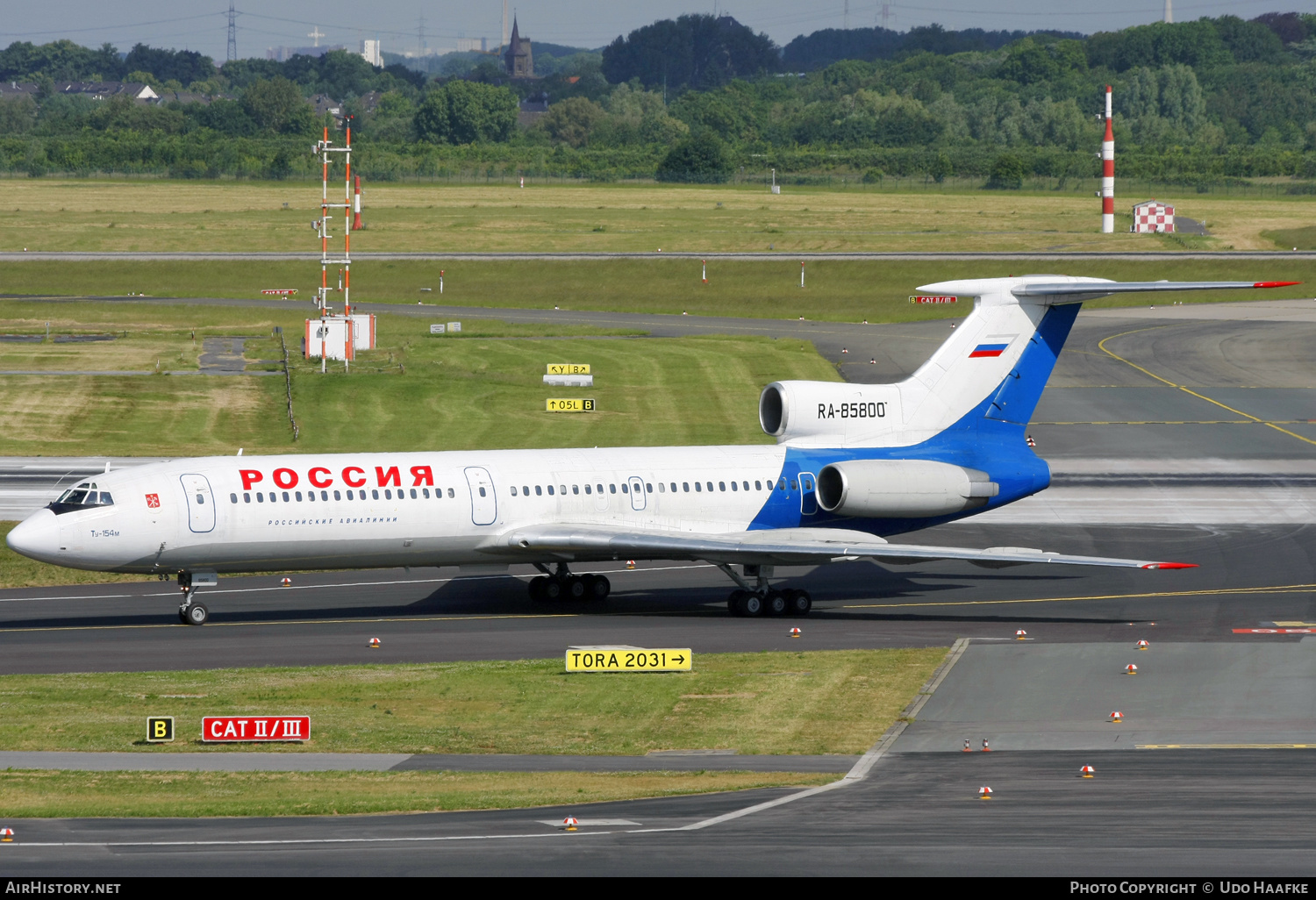 Aircraft Photo of RA-85800 | Tupolev Tu-154M | Rossiya - Russian Airlines | AirHistory.net #578525