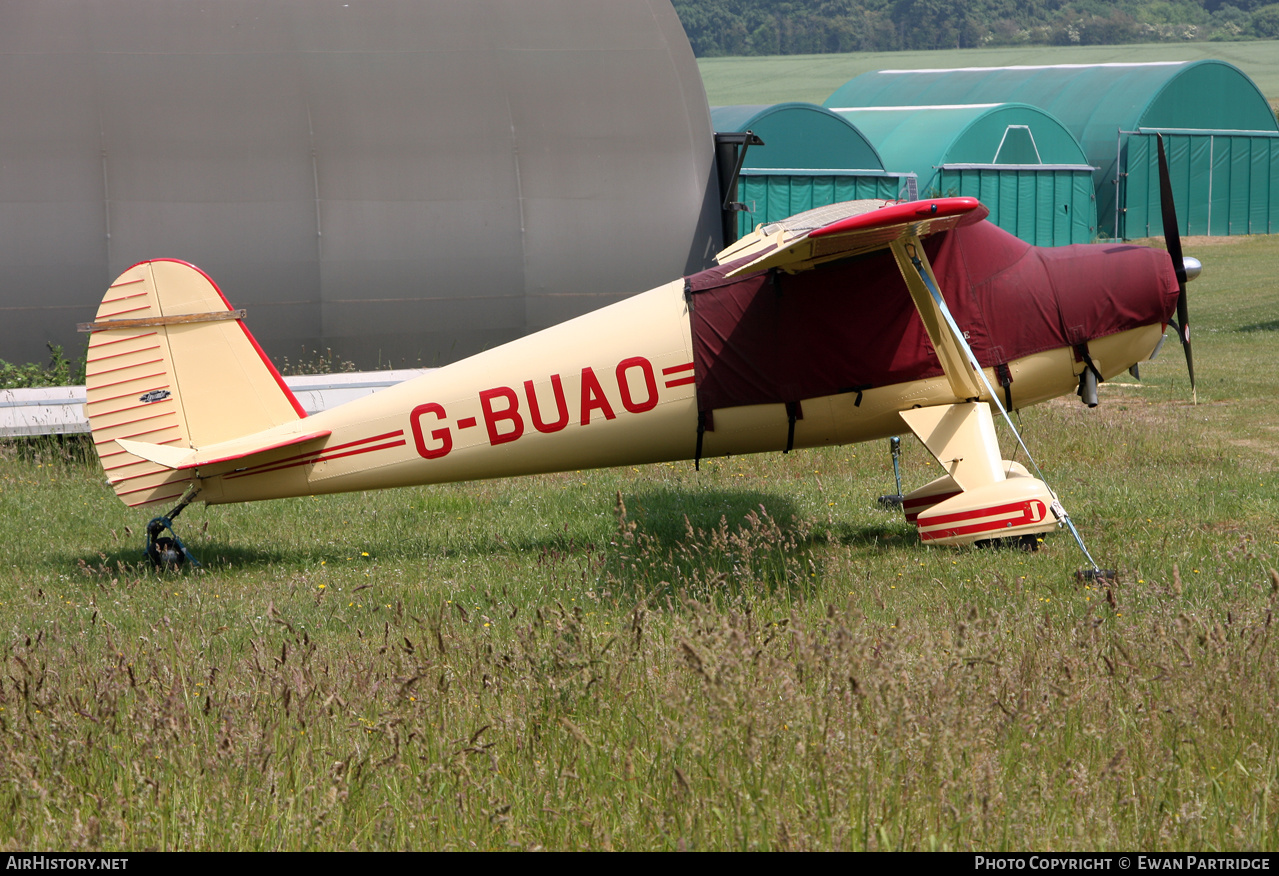 Aircraft Photo of G-BUAO | Luscombe 8E Silvaire Deluxe | AirHistory.net #578533