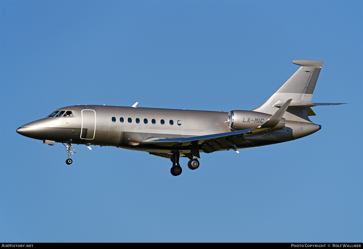 Aircraft Photo of LX-MIC | Dassault Falcon 2000S | AirHistory.net #578538