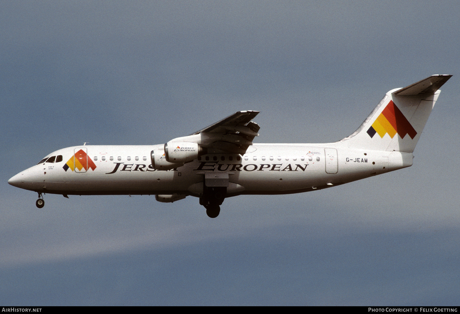 Aircraft Photo of G-JEAM | British Aerospace BAe-146-300 | Jersey European Airways | AirHistory.net #578587