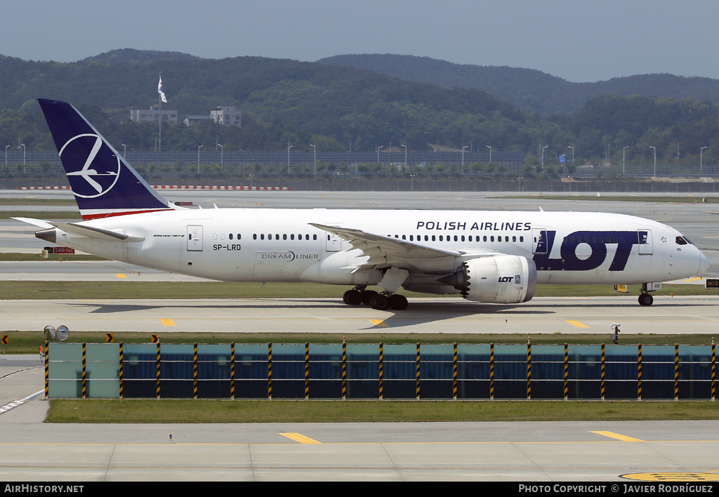 Aircraft Photo of SP-LRD | Boeing 787-8 Dreamliner | LOT Polish Airlines - Polskie Linie Lotnicze | AirHistory.net #578595