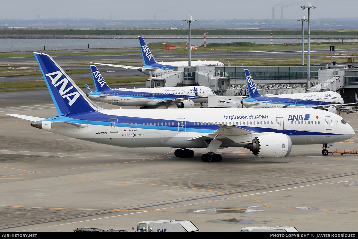 Aircraft Photo of JA807A | Boeing 787-8 Dreamliner | All Nippon Airways - ANA | AirHistory.net #578599