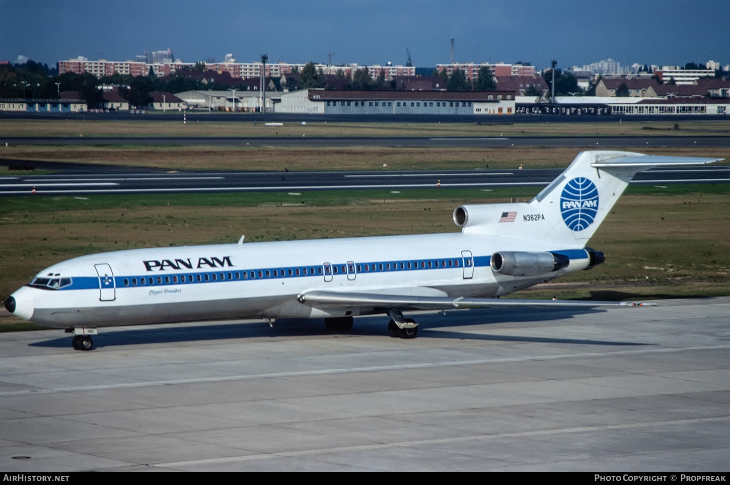 Aircraft Photo of N362PA | Boeing 727-2D4/Adv | Pan American World Airways - Pan Am | AirHistory.net #578614