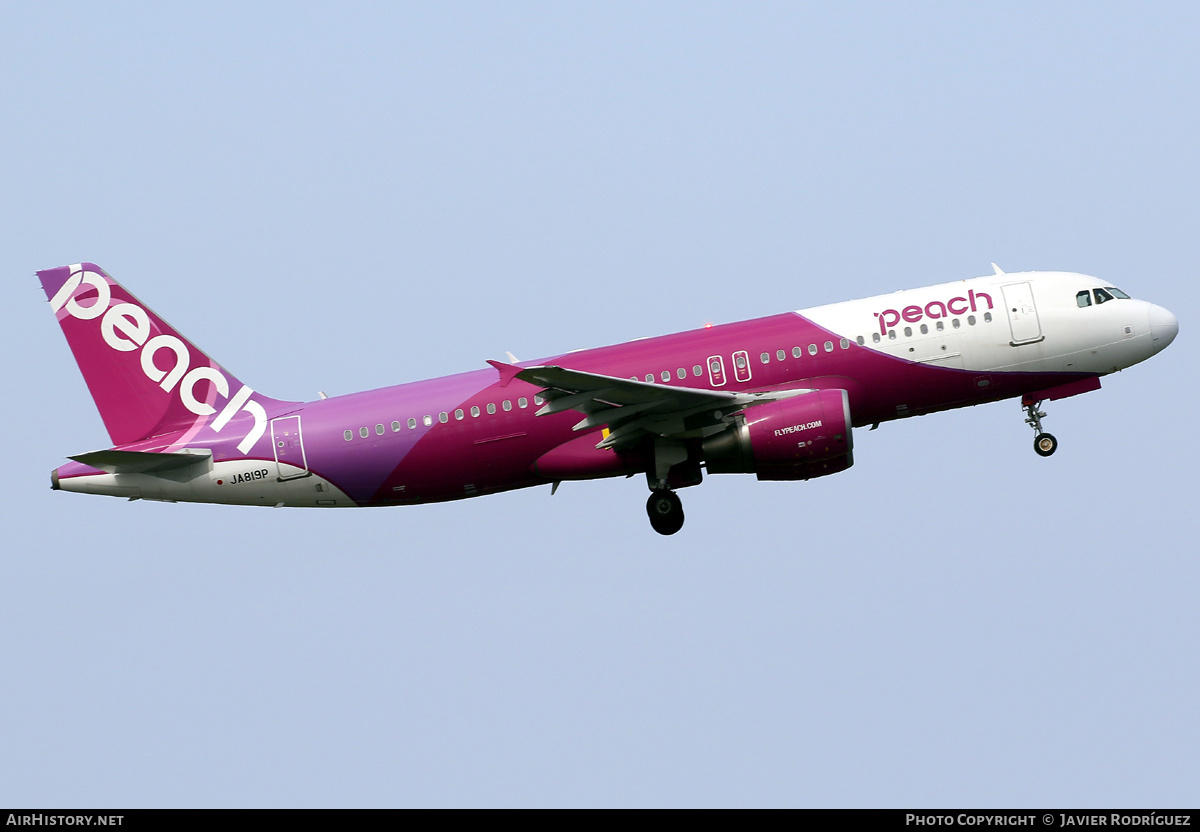 Aircraft Photo of JA819P | Airbus A320-214 | Peach Aviation | AirHistory.net #578617