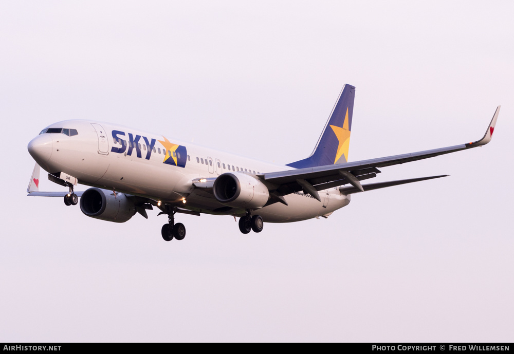 Aircraft Photo of JA73NE | Boeing 737-82Y | Skymark Airlines | AirHistory.net #578630
