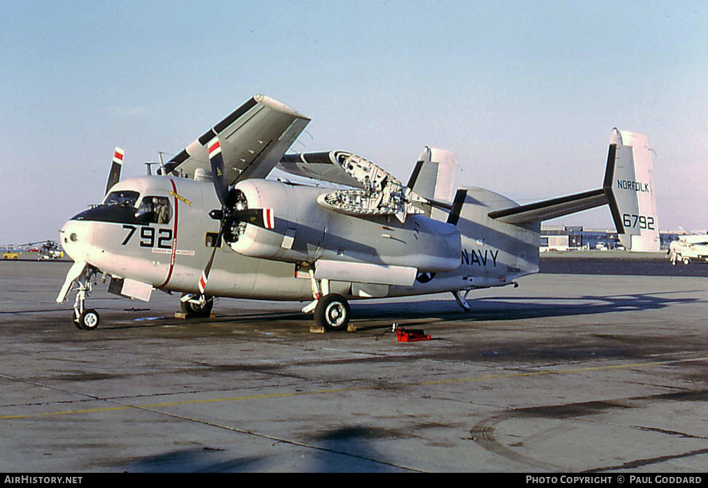 Aircraft Photo of 136792 / 6792 | Grumman C-1A Trader (TF-1) | USA - Navy | AirHistory.net #578646