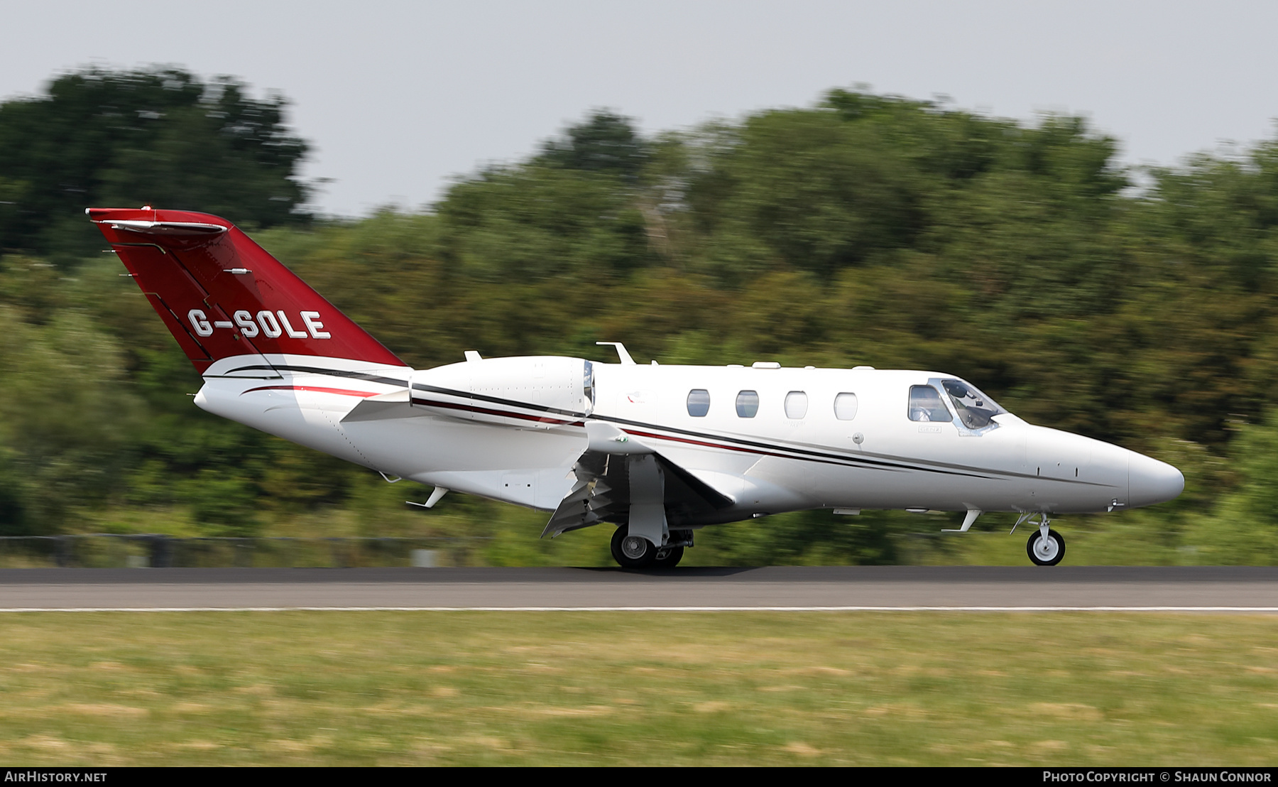 Aircraft Photo of G-SOLE | Cessna 525 CitationJet M2 | AirHistory.net #578651