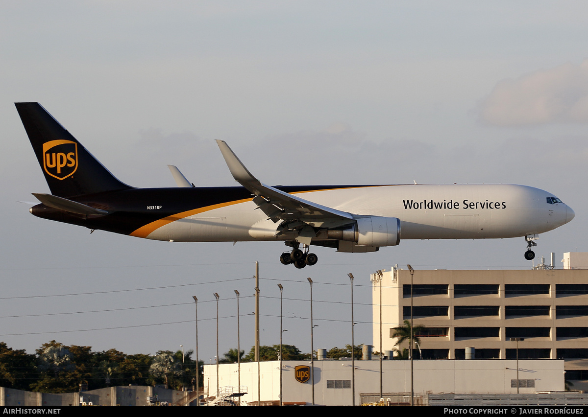 Aircraft Photo of N331UP | Boeing 767-34AF/ER | United Parcel Service - UPS | AirHistory.net #578652