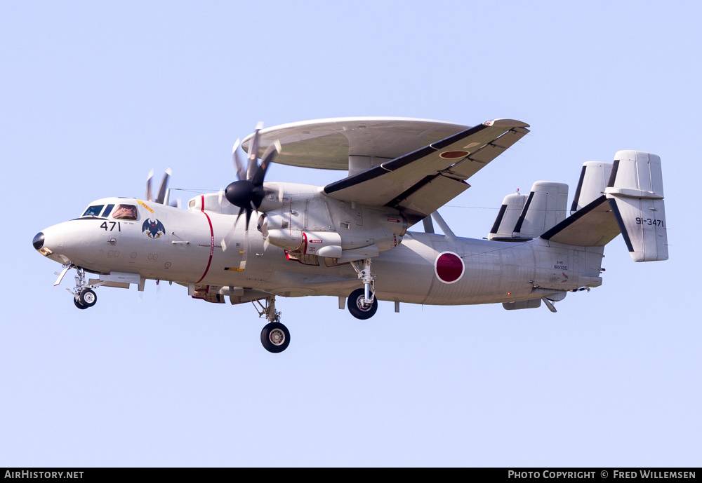 Aircraft Photo of 91-3471 | Northrop Grumman E-2D Hawkeye | Japan - Air Force | AirHistory.net #578660