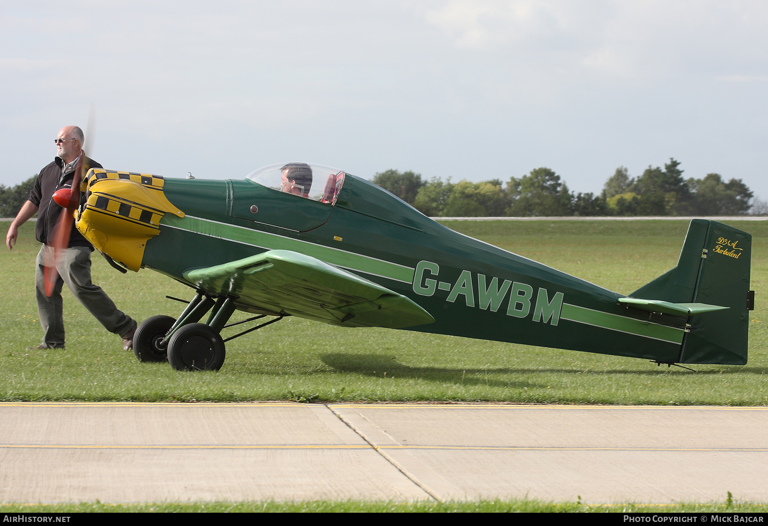 Aircraft Photo of G-AWBM | Druine D-31A Turbulent | AirHistory.net #578686
