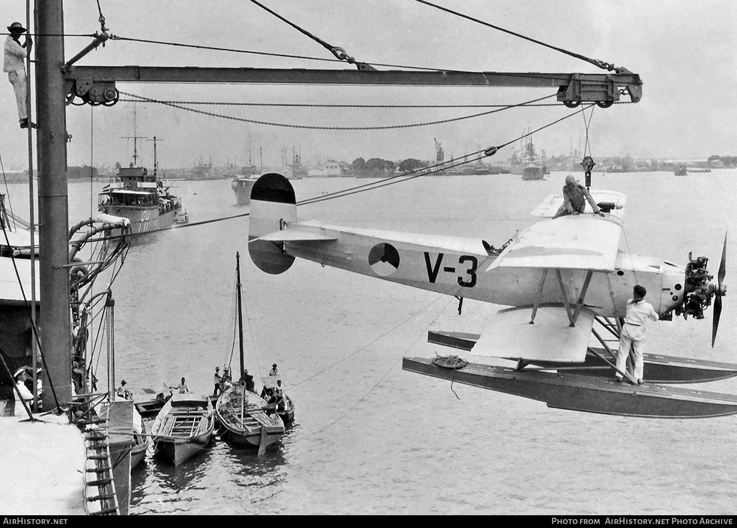 Aircraft Photo of V-3 | Fokker C.VIIw | Netherlands - Navy | AirHistory.net #578692