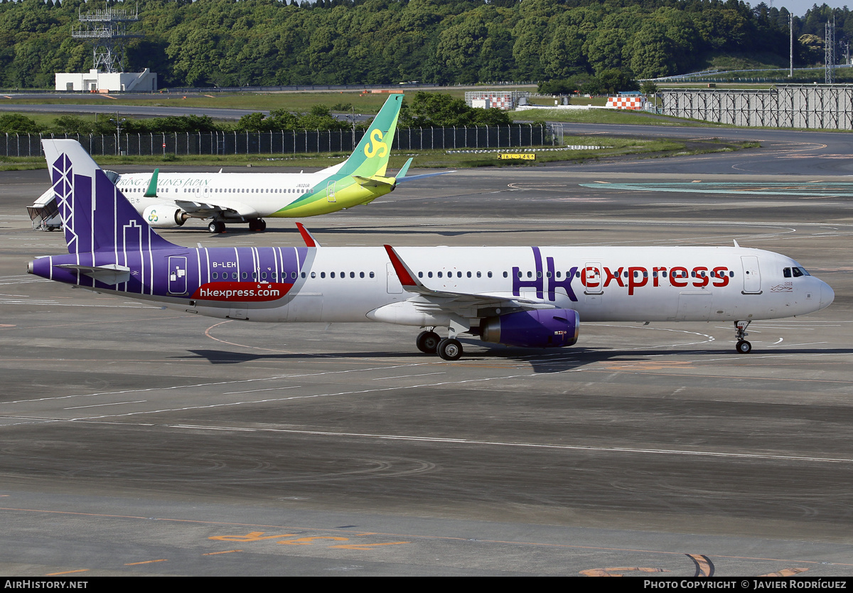 Aircraft Photo of B-LEH | Airbus A321-231 | HK Express - Hong Kong Express | AirHistory.net #578728