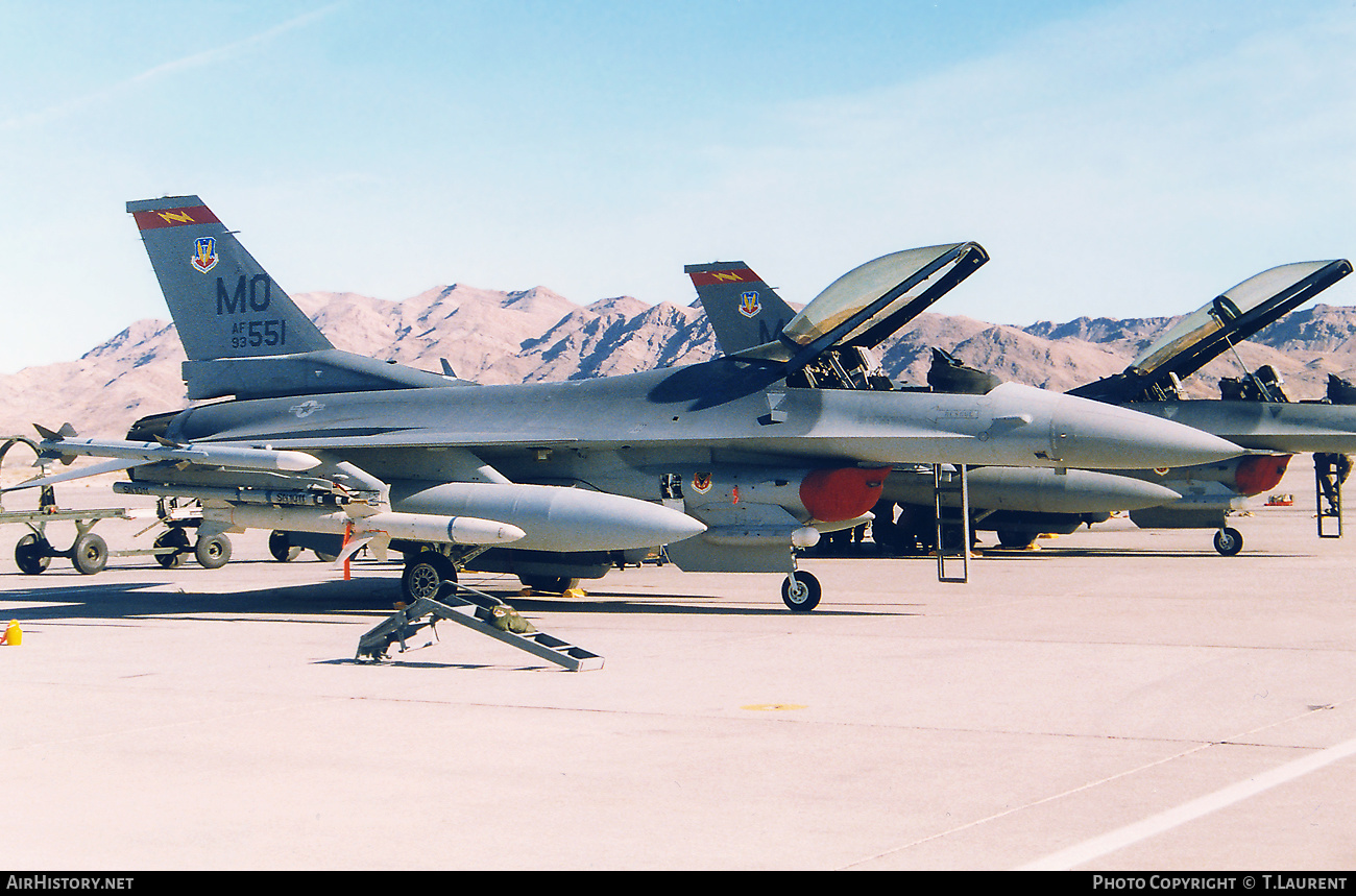 Aircraft Photo of 93-0551 | General Dynamics F-16C Fighting Falcon | USA - Air Force | AirHistory.net #578731