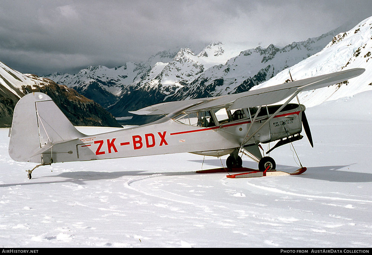 Aircraft Photo of ZK-BDX | Auster J-1B Aiglet | Mount Cook and Southern Lakes Tourist Co. | AirHistory.net #578751