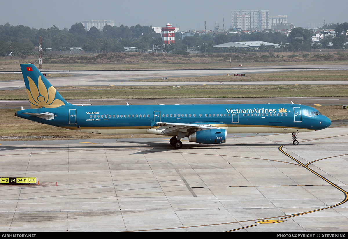 Aircraft Photo of VN-A358 | Airbus A321-231 | Vietnam Airlines | AirHistory.net #578776