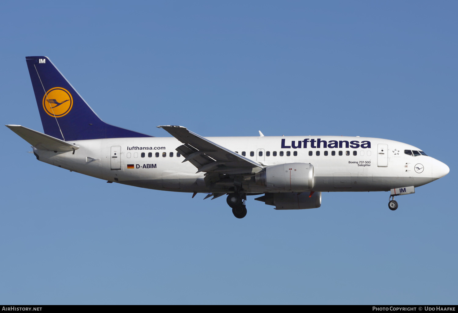 Aircraft Photo of D-ABIM | Boeing 737-530 | Lufthansa | AirHistory.net #578779