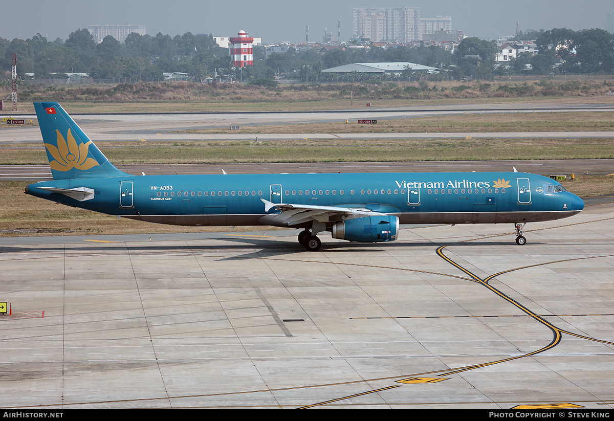 Aircraft Photo of VN-A393 | Airbus A321-231 | Vietnam Airlines | AirHistory.net #578792
