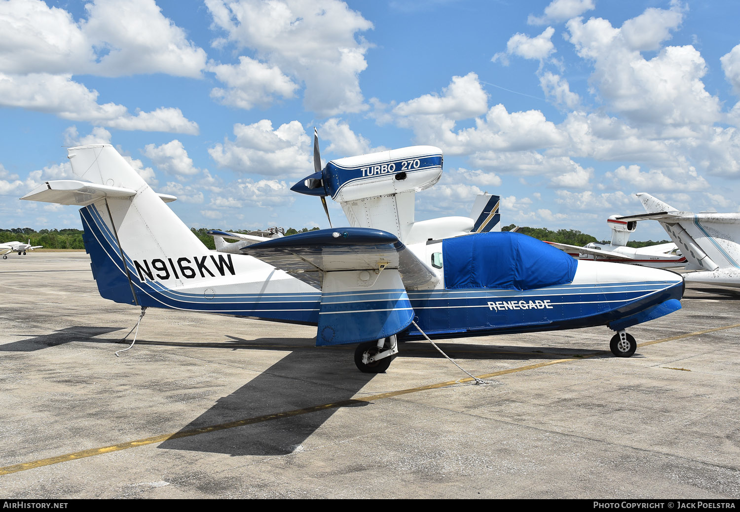 Aircraft Photo of N916KW | Lake LA-270 Turbo Renegade 270 | AirHistory.net #578802