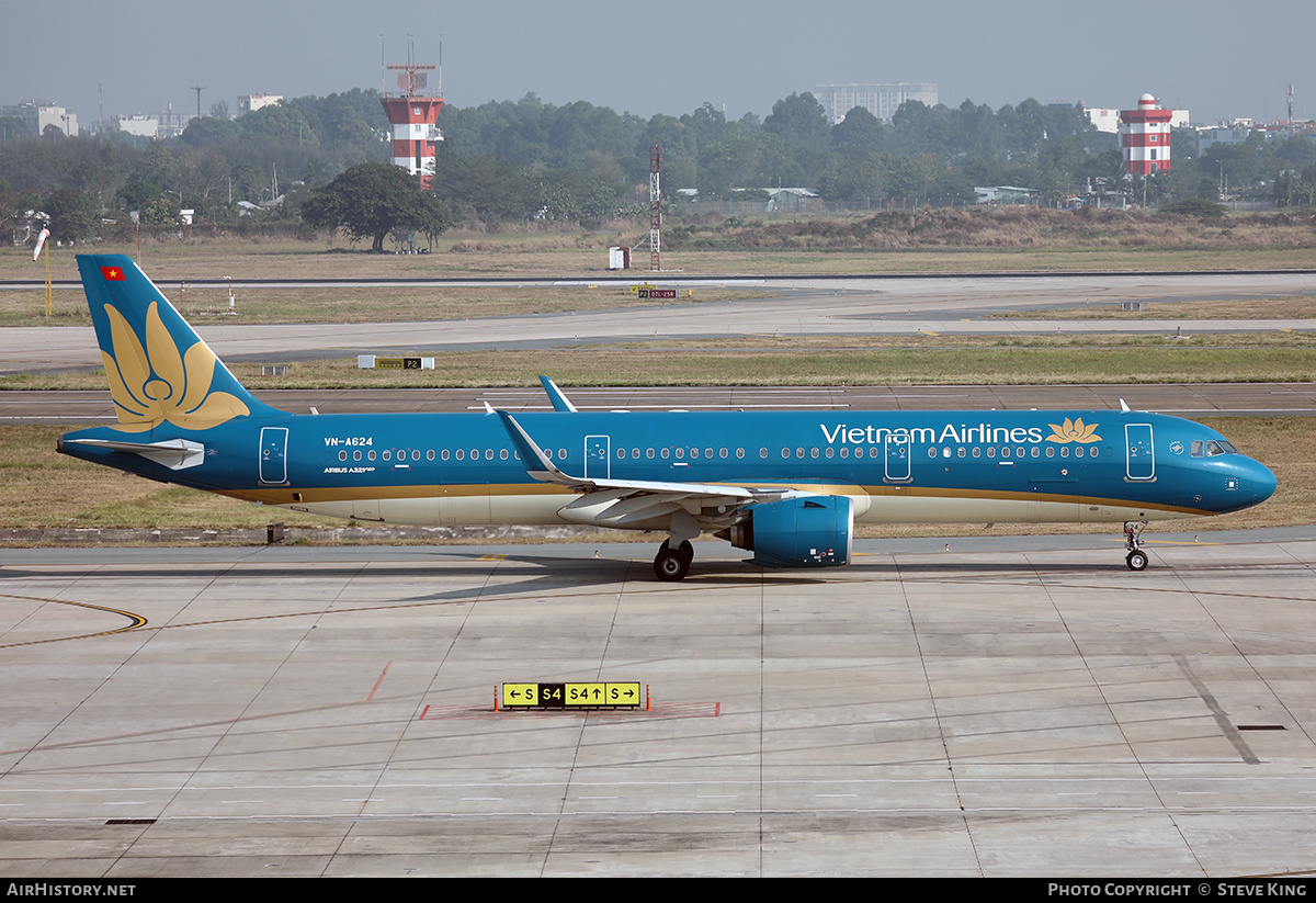 Aircraft Photo of VN-A624 | Airbus A321-272N | Vietnam Airlines | AirHistory.net #578824